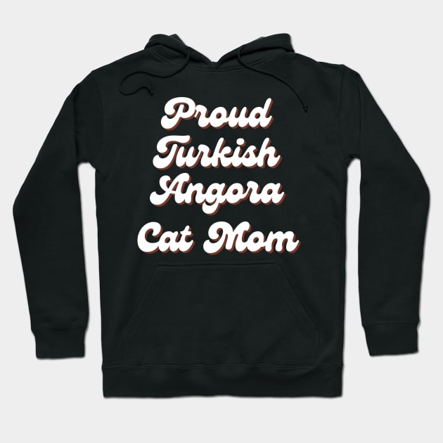 Turkish Angora Cat Hoodie by CityTeeDesigns